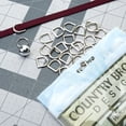 thumbnail image 3 of 50 - Country Brook Design® 3/8 inch Die Cast Square Bottom D-Rings, 3 of 7