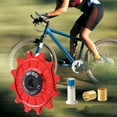 thumbnail image 4 of Bike Guide Wheel, Aluminum Alloy Rear Derailleur Jockey Wheel Rear Derailleur Pulley Bike Accessories - 12T Red, 4 of 10
