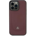 thumbnail image 3 of Mercedes Benz Leather Case Star Logo Case for iPhone 15 Pro Max 6.7" Wine Red, 3 of 5
