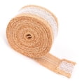 thumbnail image 4 of Burlap Ribbon, Durable Burlap Fabric Ribbon Retro  For Gift Packaging For Party For Wedding For Home 5cm Middle Lace,5cm Serrated Lace,5cm Hole Lace, 4 of 8