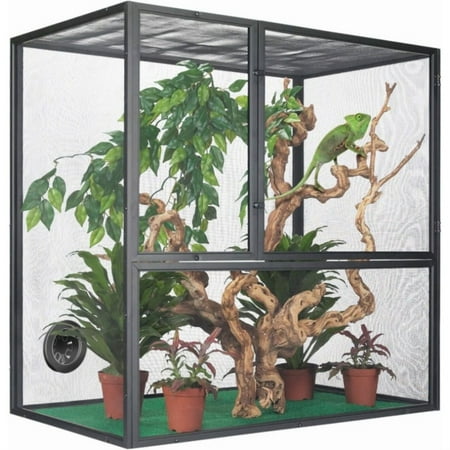 UPC: 0096316660090 | Zilla Fresh Air Screen Habitat – Small – 18 L x 12 W x 20 H