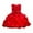 Red, variant on Fgnfyis Girls Summer Dresses Long Sleeveless Mesh Elegant Rose Wedding Princess Kids Formal Flower Girl Dress Blue 4-5 Years