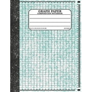Graph Paper Composition Notebook: Math and Science Lover Graph Paper Cover Watercolor (Quad Ruled 4 squares per inch, 100 pages) Birthday Gifts For Math Lover Teacher, Student Notebook, (Paperback)