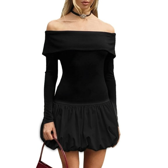 NJWS Women Floral Maxi Dress Short Puff Sleeve V Neck Bohemian Flowy Dress Smocked Casual Spring Summer Dresses