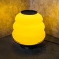 thumbnail image 5 of JONATHAN Y Honey Pot 12" Minimalist Classic Plant-Based PLA 3D Printed Dimmable LED Table Lamp, Yellow/Black, USA1001A, 5 of 9
