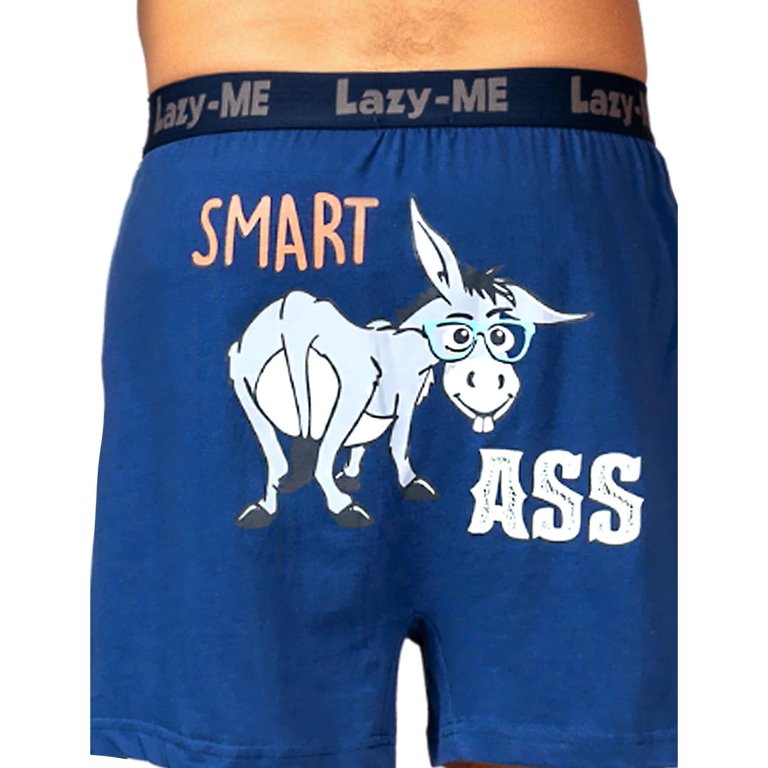 Mens Funny Boxer Shorts, Male Sizes XS-L, Objects 2, Size: M, Lazy Me