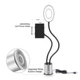 thumbnail image 5 of Universal USB Desktop Ring Light with Phone Holder - Dimmable Beauty Fill Light for Live Streaming, Makeup & Selfies, Portable LED Makeup Light Stand, 5 of 5