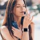 thumbnail image 5 of for Apple Watch case 40mm with Tempered Glass Screen Protector for iwatch Series 6/5/4/SE, Bling Crystal Diamond Rhinestone Bumper Full Cover Protective Case Women Girls 40mm Blue, 5 of 5