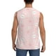 thumbnail image 4 of Balery Cute Bunny Camisetas sin mangas para hombre, absorbe la humedad y protege contra el mal olor.-Large, 4 of 7