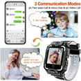 thumbnail image 4 of Eurhowing GPS SmartWatch, 4G Kids Phone Watch with 2 Way Video Call, Real-Time Location, SOS, Voice Chat, HD Touch Screen, Dual Camera, Gifts for Boys Girls Age 3-15, Black, 4 of 10