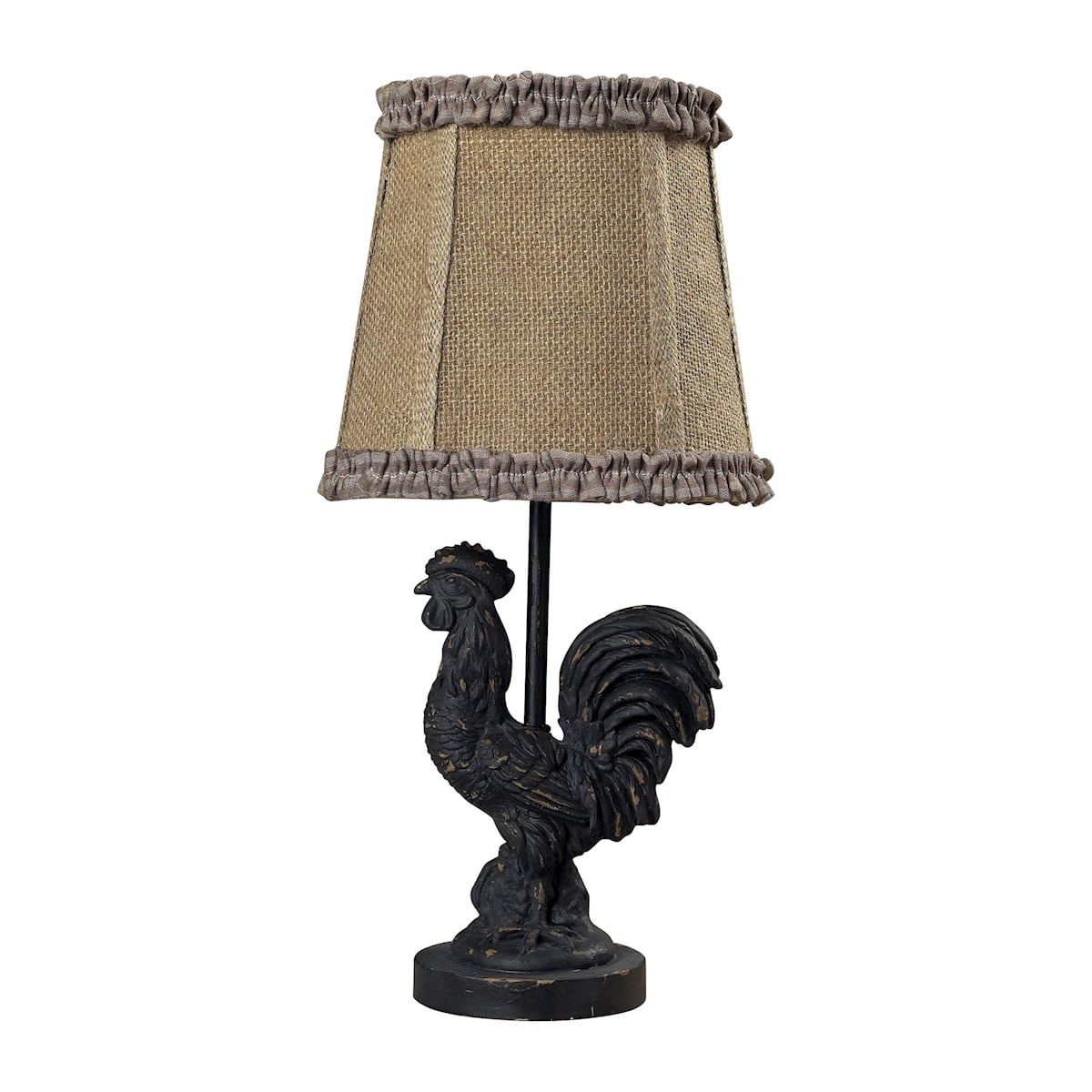 mini rooster lamp