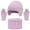 Purple, variant on Kids' 3-Piece Winter Set Boys Girls Fleece-Lined Beanie Scarf & Gloves,Earflap Hat Neck Warmer Gift Set for Cold Days & Outdoor Activities 2-18Y