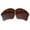 Bronze Brown Polarized, variant on Vonxyz Brown Gradient Polarized Lenses Replacement for Oakley Half Jacket 2.0 XL Sunglass