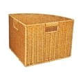 thumbnail image 3 of Canasta de Almacenamiento Esquinera Organizador Cesta Tejida Caja Triangular Resistente Diseño Elegante Material Pp Estructura Ventilada Adecuada para L, 3 of 7