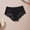 Black, variant on ITSAME Plus Size Underwear for Women Lace Panties High Waist Stretch Breathable Cheeky Briefs Black Size 3XL