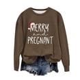 thumbnail image 2 of EGNMCR Chandail en Molleton de Noël Col Rond Imprimé Ample Manches Longues Sans Capuche, 2 of 4