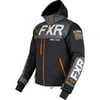 FXR Mens Black/Grey/Orange/Hi-Vis Helium Pro X Jacket Snowmobile 2020