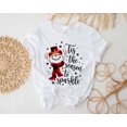 thumbnail image 2 of ’Tis the Season to Sparkle T-Shirt | Cute Snowman Christmas Graphic Tee, 2 of 4