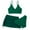Dark Green-4, variant on Swim Suits for Teens 3 piece Adjustable Hawaii Swimwear Racerback Swimsuit with Shorts for Kids Girl 13-14 Years