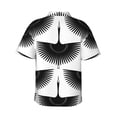 thumbnail image 3 of Flying Swan Bird Hawaiian Shirts For Men, Summer Short-Sleeve Relaxed-Fit Button-Down Shirts Medium, 3 of 9