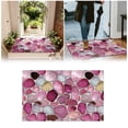 thumbnail image 2 of Corridor Stone Patterned Carpet 3D Pebble Design Entrance Mat Washable Floor Rug Bathroom Bedside Kitchen Non, 2 of 6