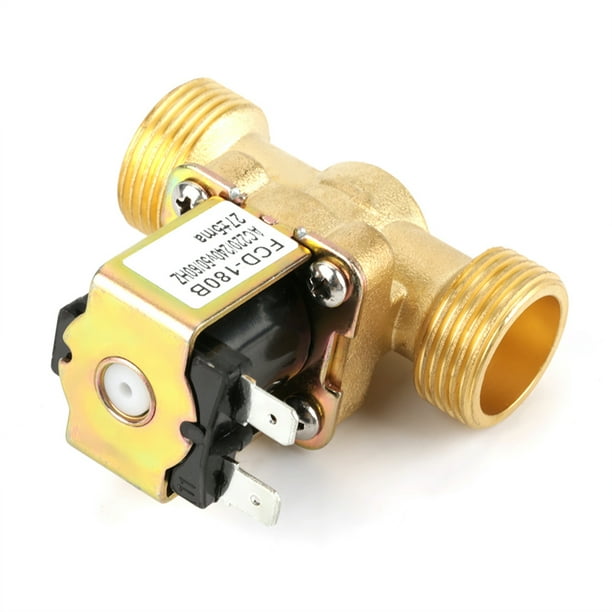 Electroválvula G3/4 2 Vías Entrada Agua N/C Normal Cerrada ANGGREK Otros