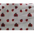 thumbnail image 4 of oneOone Tissu Georgette Viscose Blanc Rouge Matériel de Robe Tissu Imprimé Tissu au Mètre 42 Pouces de Large, 4 of 4