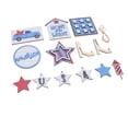 thumbnail image 6 of YUMILI Independence Day Wooden Decoration - Beautifully Designed Vibrant Colour Sturdy Patriotic Tray Decoration 4th of July Tray Wooden Ornament(7), 6 of 8