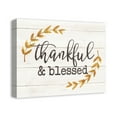 thumbnail image 2 of Creative Products Thankful & Blessed 20 x 16 Canvas Wall Art, 2 of 5