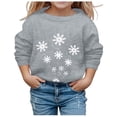 thumbnail image 1 of MIASHUI Chandail à Capuchon et Chandails en Molleton pour Filles - Automne Hiver Imprimé de Noël Col Rond Manches Longues Chandail en Molleton Décontracté pour Filles, 1 of 4