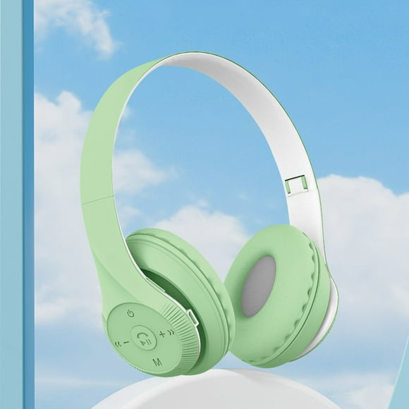 Wireless Bluetooth Headset, Foldable Retractable Sports Game Headphones, 40MM Speaker Unit 3D Surround Sound, Ergonomic Comfortable, for Music Gaming Calls