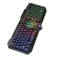 thumbnail image 3 of Juego de teclado y mouse Gaming Crack Retroiluminación LED 104 teclas Kit de mouse de teclado ajustable con cable, juego D620 Inevent EL001702-01B, 3 of 7