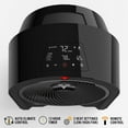 thumbnail image 3 of Vornado Velocity 5R (2025) Whole Room Space Heater with Remote, LED Touch Controls, Digital Thermostat, 1-12 Hour Timer, Automatic Climate Control, Powerful Heater for Bedroom, Black, 3 of 7