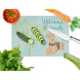 thumbnail image 2 of Caroline's Treasures Welcome Friends Airedale Terrier Glass Cutting Board Large, 2 of 2