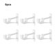 thumbnail image 4 of Matsuzay Estilo moderno del soporte de barra de ventana resistente de aluminio para la decoración del hogar 2. - Está hecho de aleación de Sombras de ventana blanco 6 piezas, 4 of 6