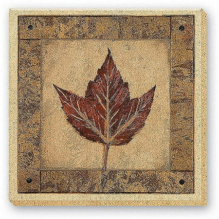 Natural Fallen Leaf 4" X 4" Sandstone Co