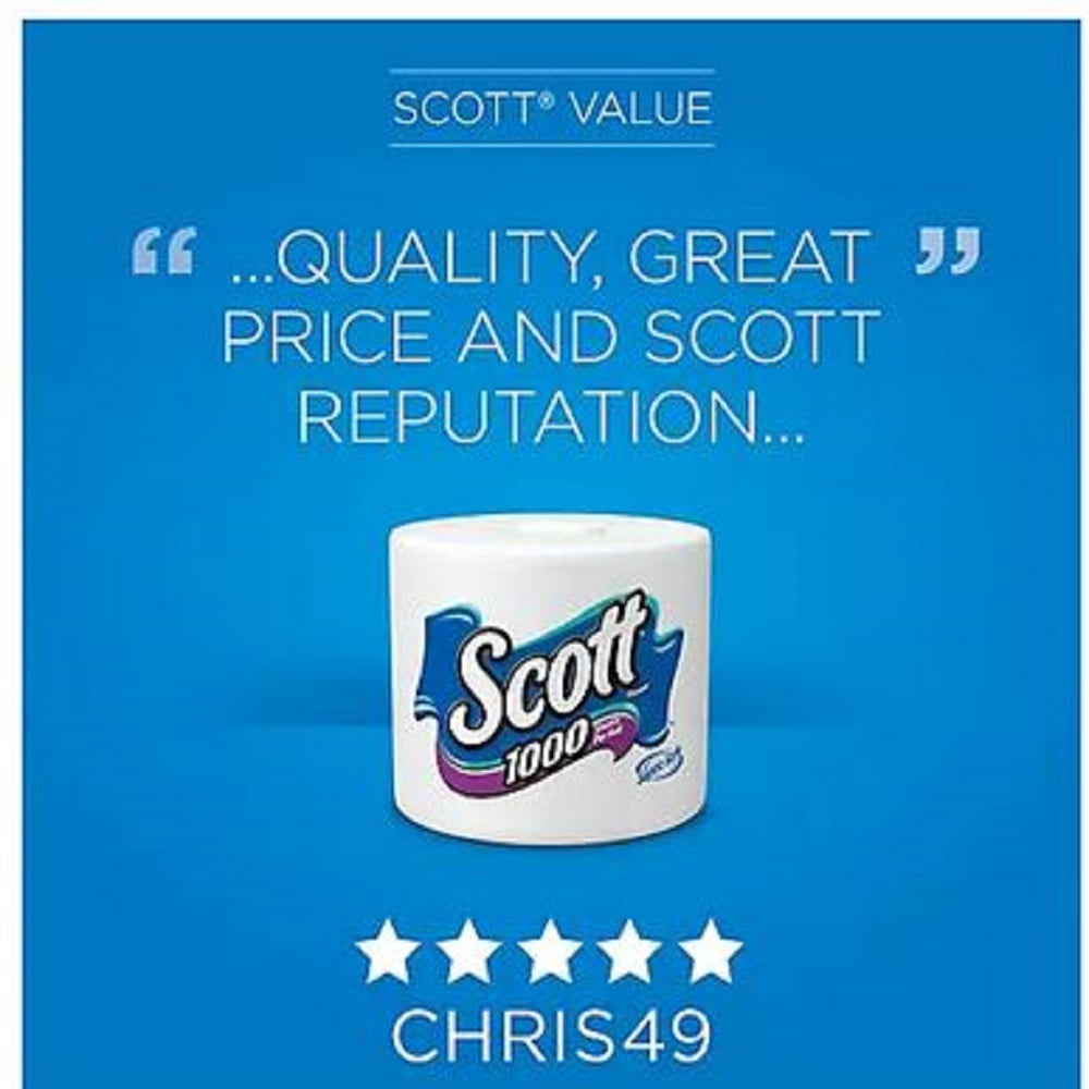 Product of Scott 1100-Sheets,1-Ply Bath Tissue, 36 pk.