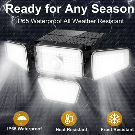 

270 LED Solar PIR Motion Sensor Light Outdoor Garden Wall Security Flood Lamp