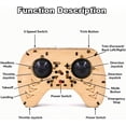 thumbnail image 3 of Wooden Drone Model Kit, DIY Wooden Building Blocks Flying Assembled Kit, DIY Assembly Drones with 4-Axis Flight, For Playing (2pcs), 3 of 4
