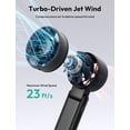thumbnail image 2 of Ventilador portátil Aecooly Turbo de mano 3 en 1 recargable por USB, 2 of 9