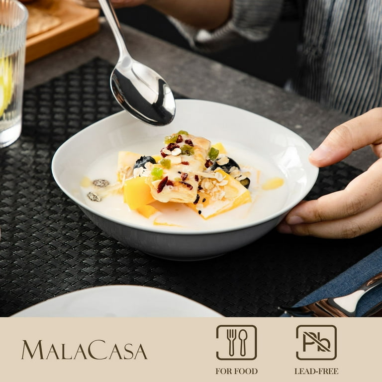 MALACASA Elisa Dessert Plates Set of 6