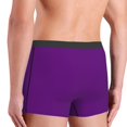 thumbnail image 3 of Goofa Purple Printed Men's Boxer Briefs Underwear, Moisture-Wicking Underwear, Trunk,Soft and Breathable Cotton Underwear-XX-Large, 3 of 9
