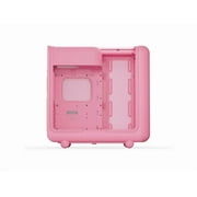 HYTE X50 PC Gaming Case CS-HYTE-X50G-SM Modern Performance ATX Mid-Tower PC Gaming Case - Strawberry Milk (Pink)