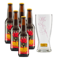 thumbnail image 1 of Five Pack Bebida Tinto de Verano Flower 355 Ml Con Vaso FLOWER Bebida Artesanal Tinto de Verano, 1 of 1