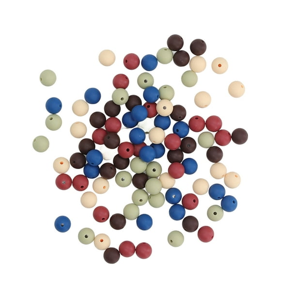Silicone Beads, Soft 9mm Silicone Bracelet Beads For Necklaces Type A,Type B,Type C