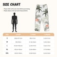 thumbnail image 4 of Picia Vintage Palm Trees Womens Soft Woven Cotton Elastic Waistband Sleep Pajama Pant Lounge Sleep Pant With Pockets And Drawstring-X-Large, 4 of 9