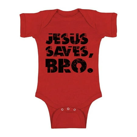 

Awkward Styles Jesus Saves Baby Bodysuit Short Tops for Newborn Baby Christian Clothes for Baby Boys Christian Bodysuits for Baby Girls Jesus Clothing for Baby Kids Jesus Saves Bro One Piece Top