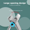 thumbnail image 3 of Big Toe Nail Clippers Nipper Cutter Podiatry Pedicure Heavy duty For Thick Nails, 3 of 7