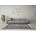 thumbnail image 3 of Ahgly Company Indoor Round Abstract Gray Modern Area Rugs, 7' Round, 3 of 4