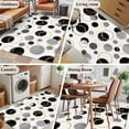 thumbnail image 5 of Rectangle Area Rugs 4 x 6 Ft, Black Polka Dots Non-Slip Residential Carpet, Modern Abstract Art Indoor Crawling Mats Runner Rugs for Living Room/Dining Room/Bedroom, 5 of 8